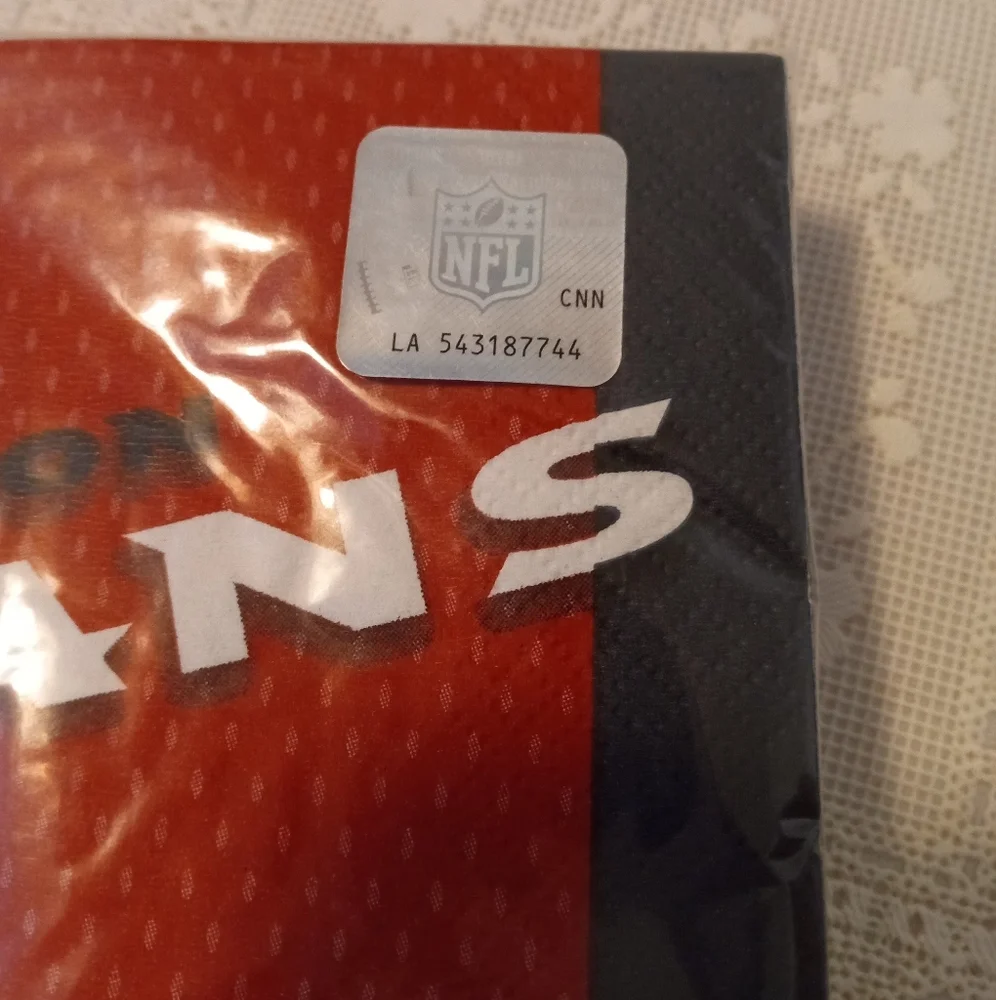 🆕 2 packs of Houston Texans Lunch Napkins 36ct